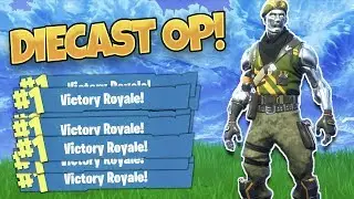 17 Kill Diecast Skin Win! (Fortnite: Battle Royale)