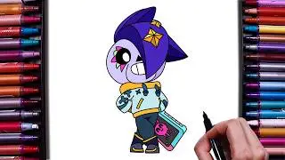 How to Draw Quit Playing Poco From brawl Stars | Good Randoms Skins | How to Draw Brawl Stars