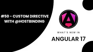 Learn Angular 17 in Arabic | #50 Master Angular: Custom Directive with @HostBinding