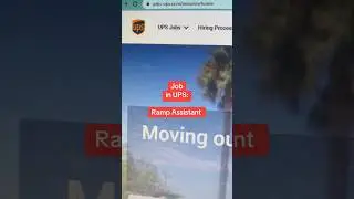 Ramp Assistant Job in UPS Company, UAE 🇦🇪 #uaejobs #shorts #videos #deiratyping #visit #short #for