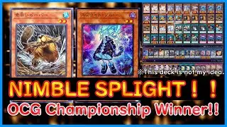 【Yugioh】OCG Championship Winner!! 『NIMBLE SPLIGHT』【Yugioh ADS】