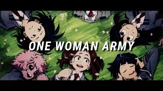 ONE WOMAN ARMY | BNHA Girls [AMV] | WOMAN'S DAY TRIBUTE