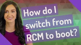 How do I switch from RCM to boot?