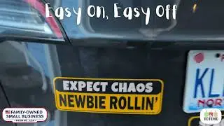 Student Driver Magnet for Car Magnetic Reflective Vehicle Safety Sign (3 Magnet Set)
