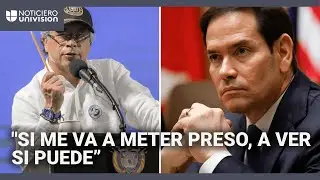 El presidente de Colombia desaf&iacute;a a Marco Rubio: &ldquo;Si quiere ponerme la pijama naranja, int&eacute;ntelo&rdquo;