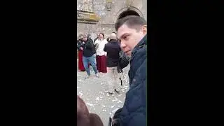 Mariage en Bretagne - Après la sortie de l'église
