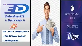 How To Make Money Online Without Reffer।। Digex Exchange ।। [ 82$ ]।।#onlinebid #make_money_online