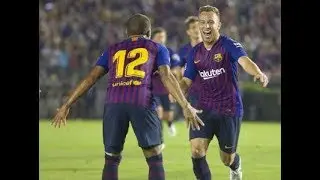 Arthur Melo ● Incredible first goal for FC Barcelona!