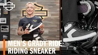 Harley-Davidson Men's Grady Ride Motorcycle Riding Sneaker Overview