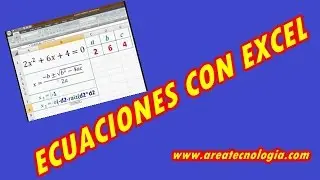 Ecuaciones en Excel Resolver de Primer Grado