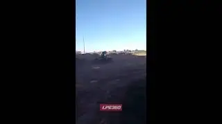 Motorcycle Crash on a curve
