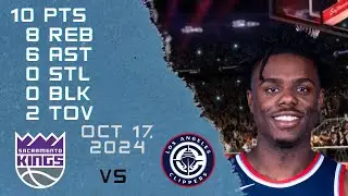 Kobe Brown Player Full High Lowlights vs KINGS 17 10 2024
