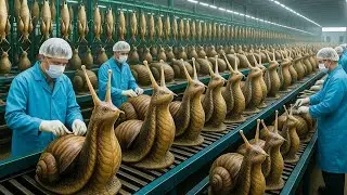 Inside the Largest Snail Essence Factory!!! From Snail Slime to Luxury Skin Essence Full Process