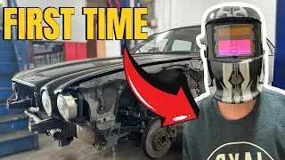 Welding my RUSTY Jaguar XJ!