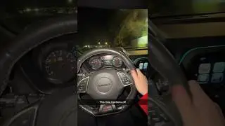 Manual Camaro SS full throttle pull