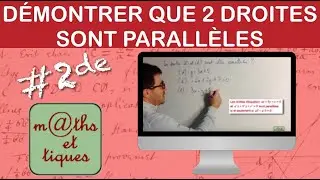 Démontrer que deux droites sont parallèles - Seconde