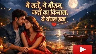 Yeh Raatein Yeh Mausam | Romantic Evergreen Song | Nadi Ka Kinara | Amin Music | Love Melody#song 
