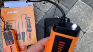 Подземный искатель проводов, VXSCAN F04, набор тонального генератора и обзор зонда, рабочий, акку...