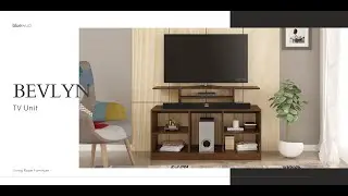 Bluewud Bevlyn TV Unit || Living room furniture
