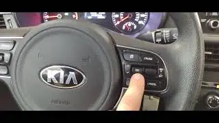 Сброс индикатора уровня масла / технического обслуживания KIA OPTIMA 2017 года
