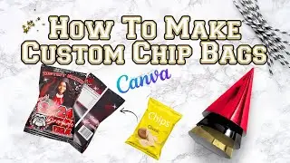 How To Make A Chip Bag Template in Canva for Free