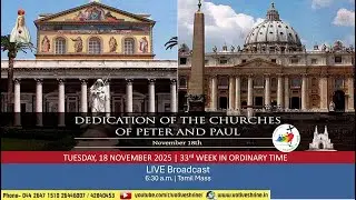 Votive Shrine Daily Mass | Live Stream | November 18, 2025, Tuesday, 6:30 AM | Tamil Mass