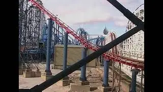 Blackpool Pleasure Beach monorail in August 2007