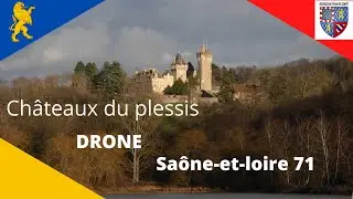 Ch&acirc;teau du Plessis drone 71450 Blanzy
