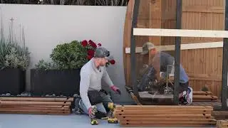 Sauna Assembly Time Lapse | Building the Saunalife CL4G