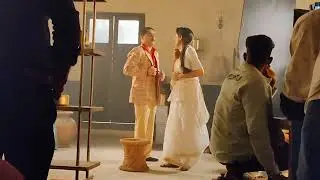 Durga aur charu ke set par | harbaar ek naya show| colour tv| new show| shooting kaise hoti hai