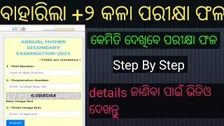 +2 Art's Result 2023 // How Check +2 Art's Result // #subhitutorial
