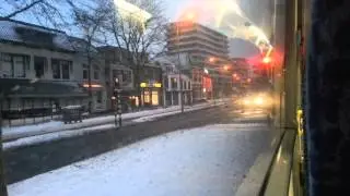 Line 5 westenholte to Zwolle Station in the snow