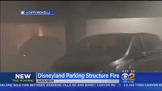 Fire Breaks Out In Disneyland Parking Structure