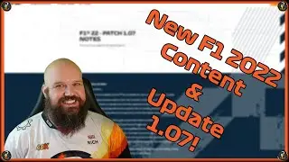F1 22 New Update 1.07!