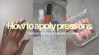 How I apply press ons in minutes | Tips they don&rsquo;t tell you  | Fast, easy and no damage 