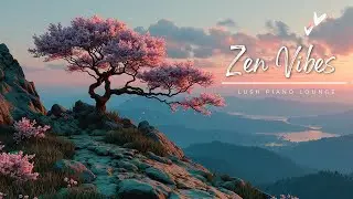🌸 Zen Piano Music for Stress Relief ~ Cherry Blossom Meditation & Deep Sleep Sounds