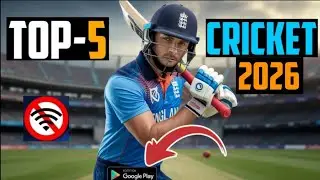 Top-5 Best cricket game l for Android l Highest Graphics Cricket Games 2026