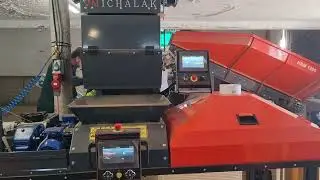 Pytlovac&iacute; stroj RM 30-2N na brambory - prvn&iacute; nasyp&aacute;n&iacute;