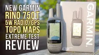 ОБЗОР нового двустороннего GPS-навигатора Garmin Rino 750t. Незаменимая вещь для туристов и любит...