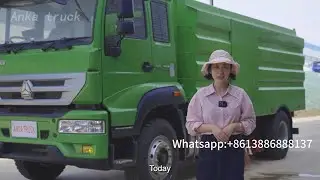 SINOTRUK HOWO  road sweeper truck configuration display