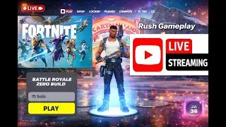 FORTNITE ZERO BUILD LIVE 🔴 | Play alone | Just gameplay without commentary