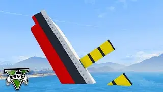 GTA V Online: O VAI E VEM DO TITANIC SÓ da MITADA BÁSICA!!!
