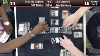 Standard 05/25/16: Terrance Bridgett (R/W Eldrazi) vs Jake Valentine (Bant Company)