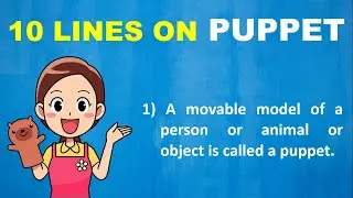 10 Lines on Puppet in English | Few Lines on Puppet