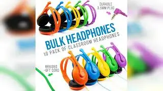 Review: Barks Classroom Headphones with Microphone (10 Pack, Mixed Colors) - Superior On-Ear B...