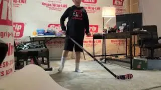 Basement shooting hockey 