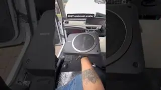 Upgrade under SONY seat subwoofer installation in this XUV700Feel the bass #phoenixaudio#customaudio