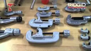 Overview of RIDGID's range of pipecutters - www.toolstop.co.uk