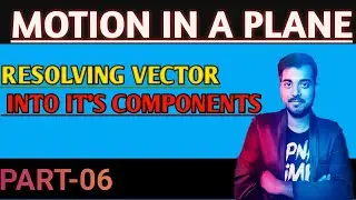 Resolving a Vector Into It's Components In HINDI