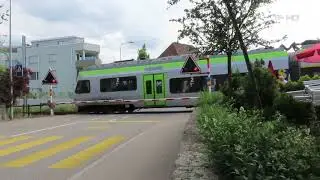 Railroad Crossing - R&uuml;dtligen-Alchenfl&uuml;h  (CH) - Bahn&uuml;bergang Bernstrasse